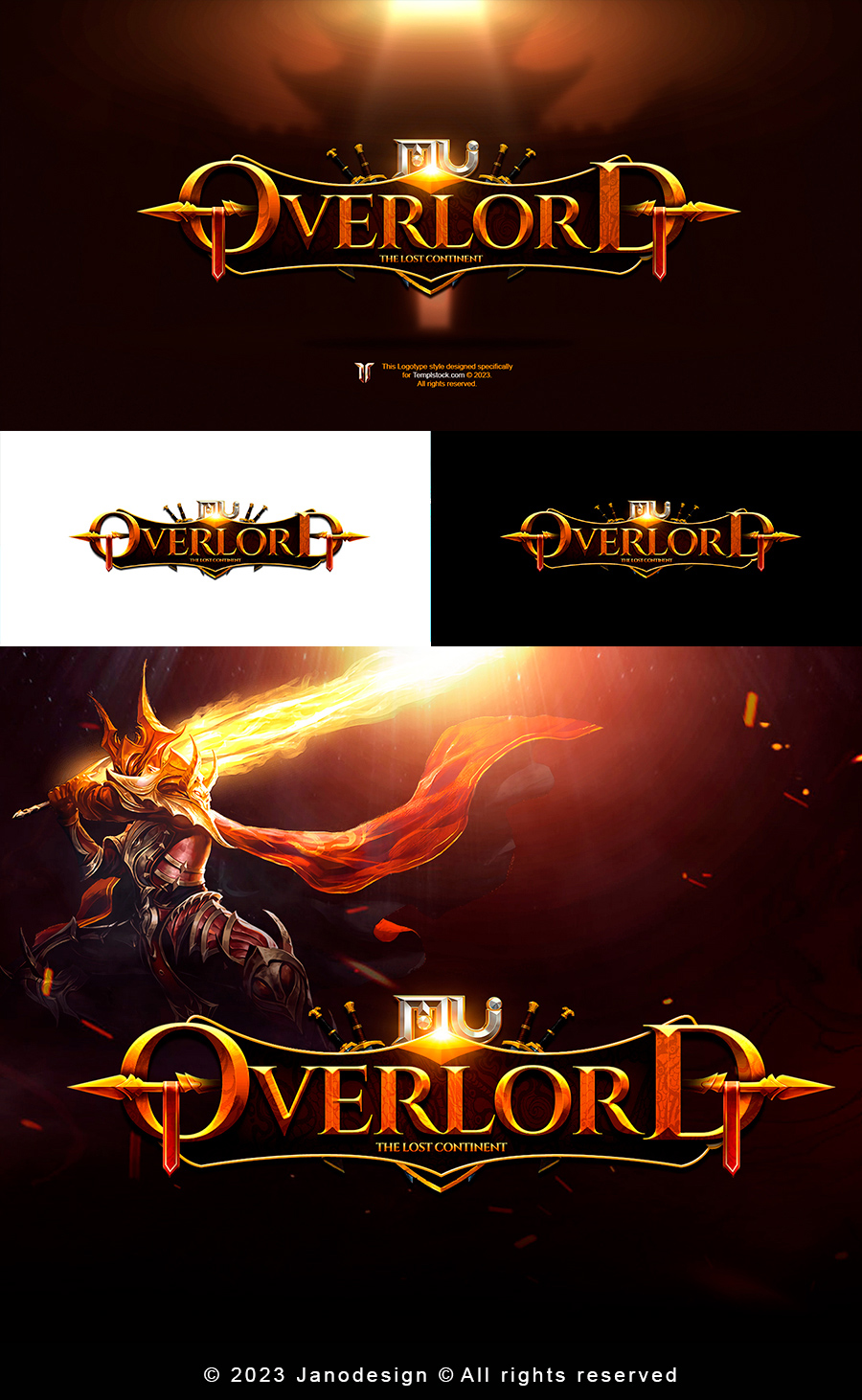 Overlord Game Editable Logo, image size:900x1462