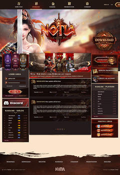 Notia Metin2 Game Website Template